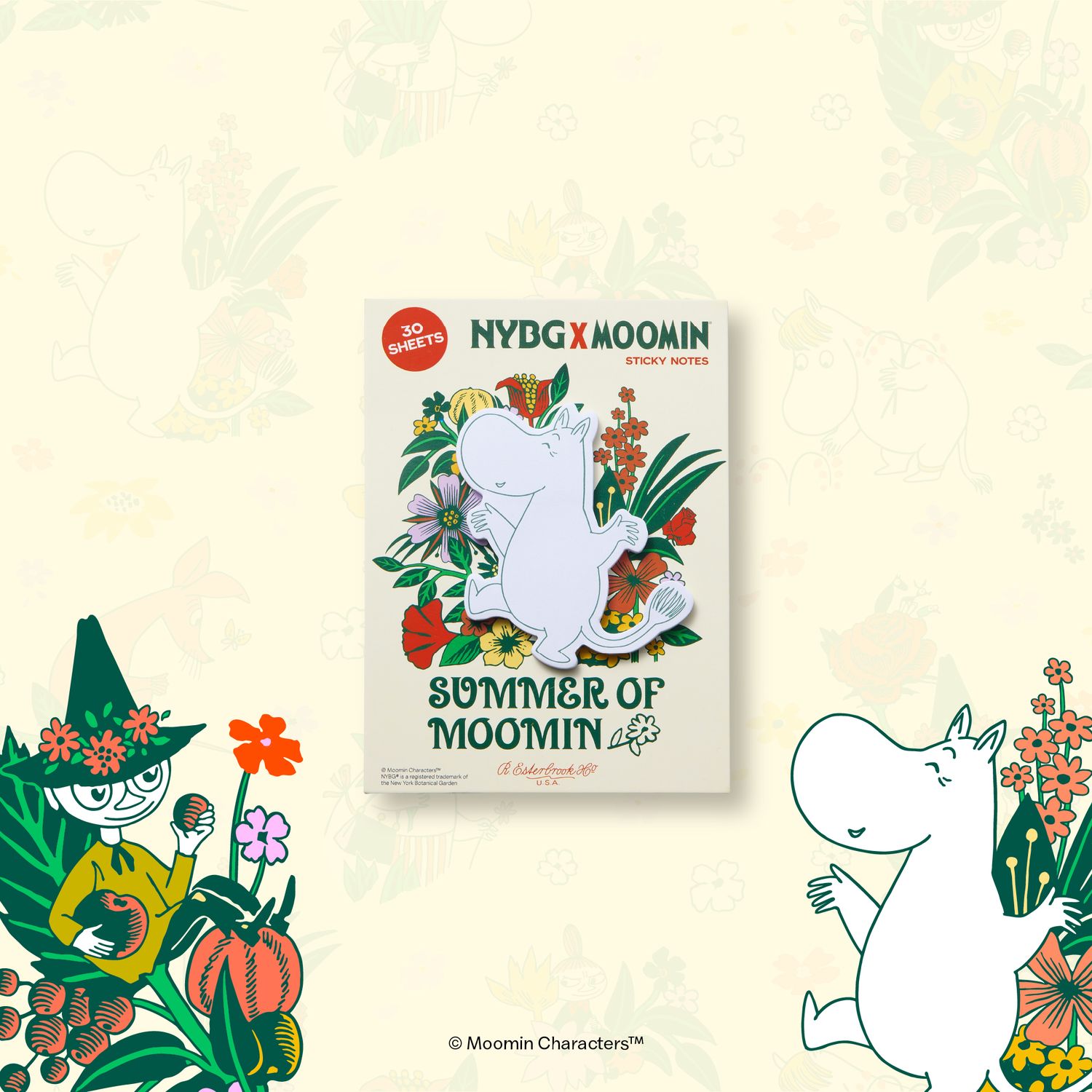 Moomin x NYBG Sticky Notes