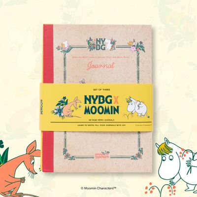 Moomin x NYBG 3-Notebook Set, Large (A5)