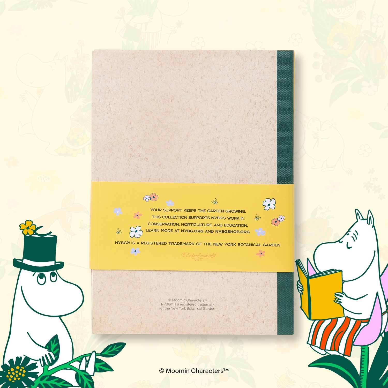 Moomin x NYBG 3-Notebook Set, Large (A5)