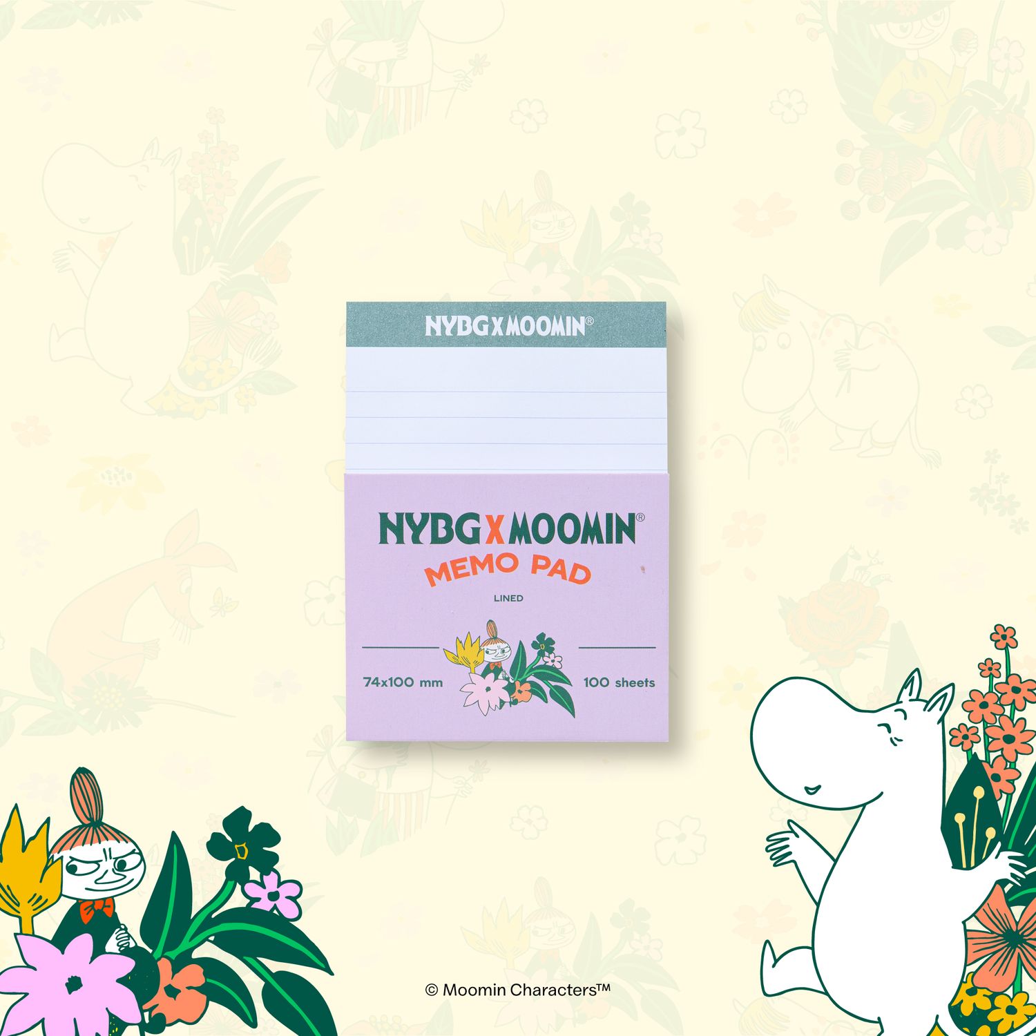 Moomin x NYBG Memo Pad