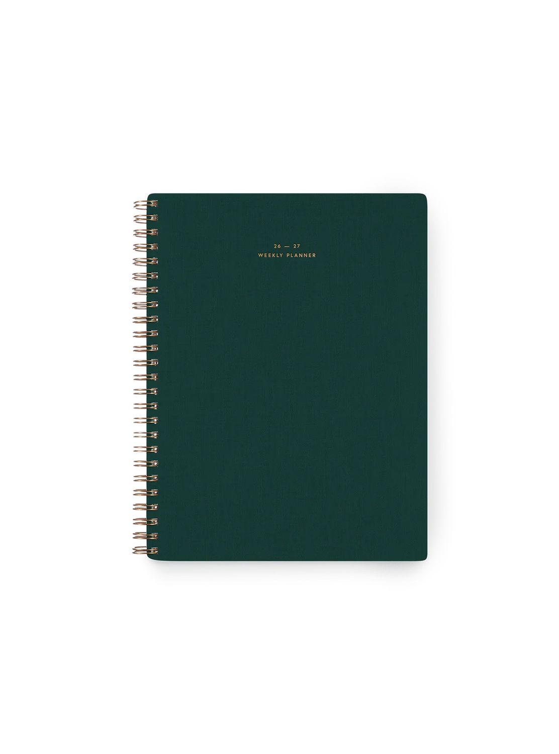 Appointed 2026-2027 Weekly Grid Planner - Hunter Green