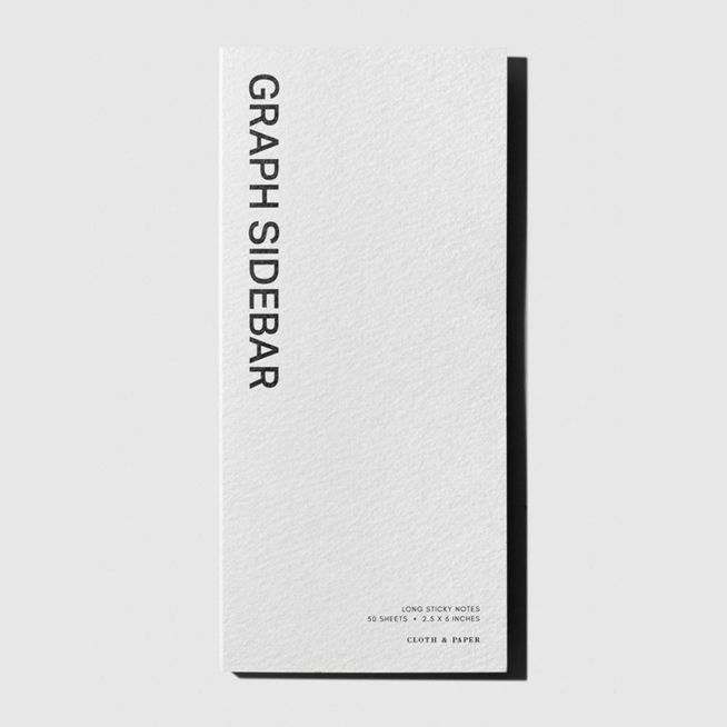Long Sidebar Sticky Notes - Graph
