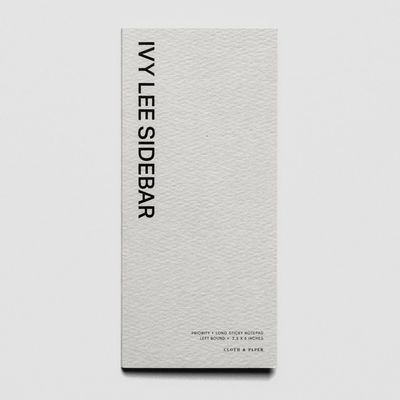 Long Sidebar Sticky Notes - Ivy Lee
