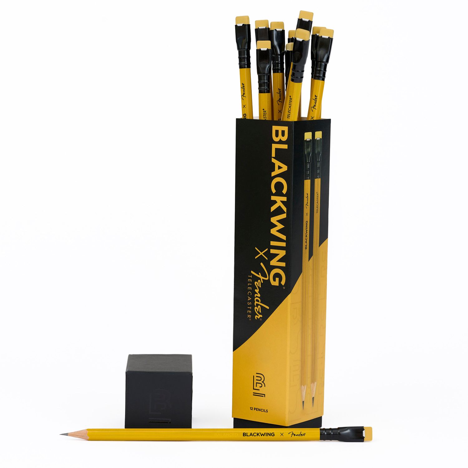 Blackwing x Fender Butterscotch Blonde Telecaster Pencils Box of 12