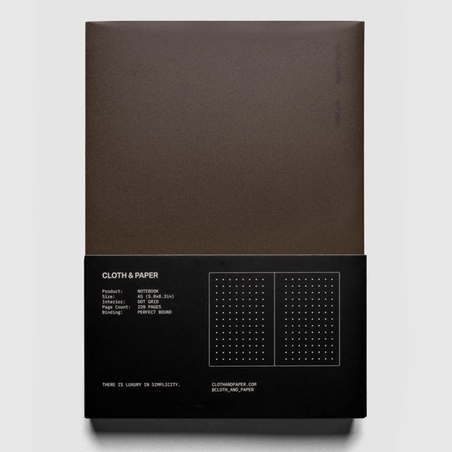 Perfect Bound Notebook A5 Dot Grid - Avant Garde