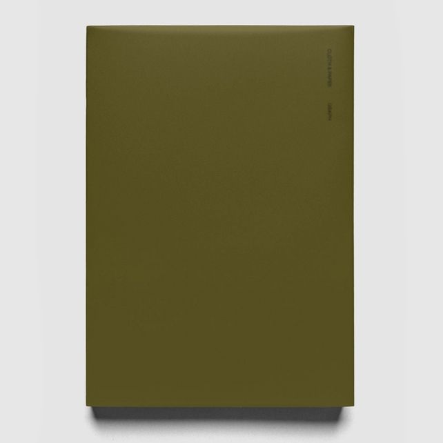 Perfect Bound Notebook A5 Graph - Olive