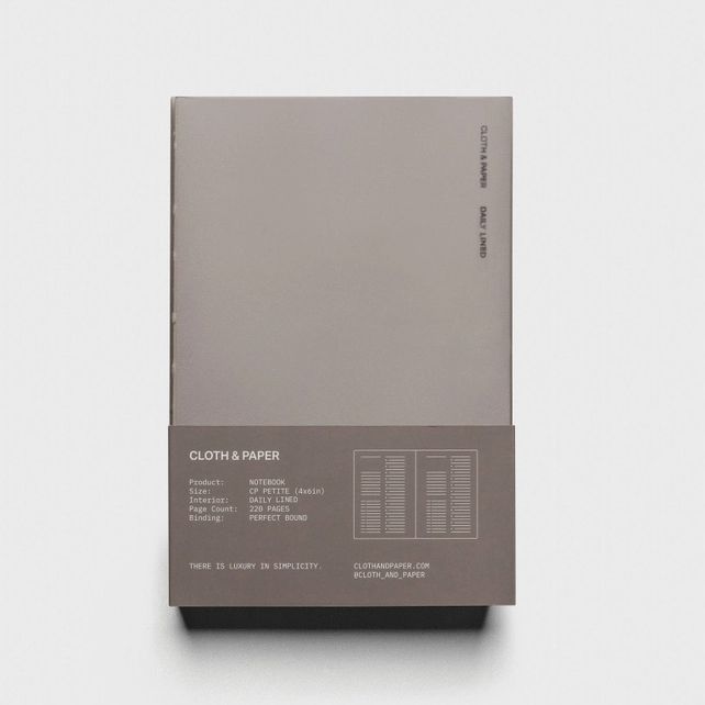 Petite Perfect Bound Notebook Daily Lined - Verona