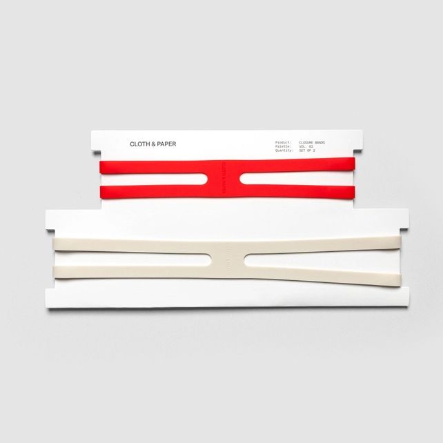 Planner Closure Bands - Rouge/Concrete