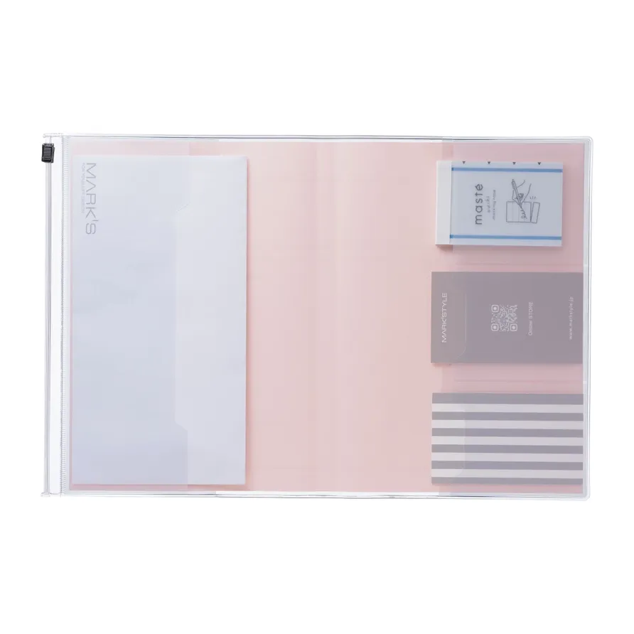 MARK'STYLE 2027 A5 Weekly Vertical Planner (Japan Wave Mint)