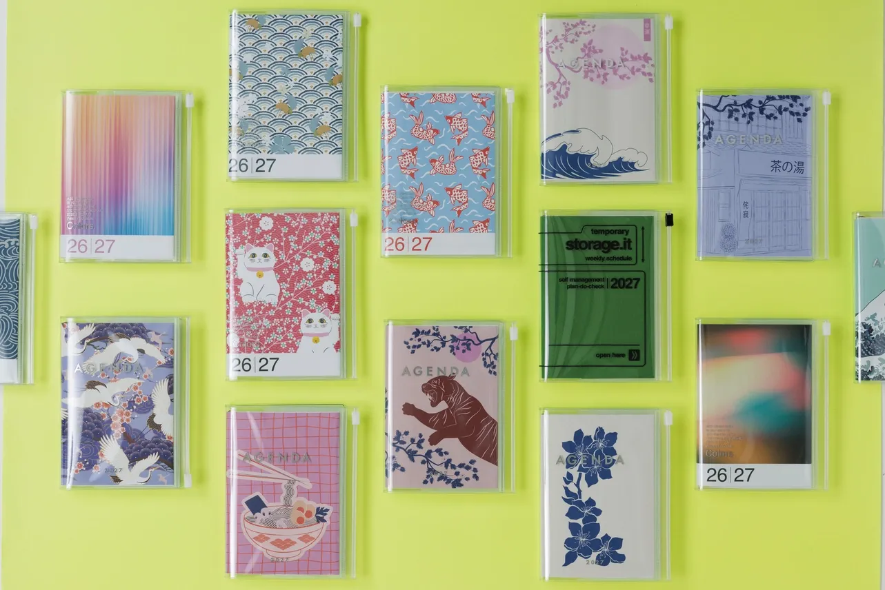 MARK'STYLE 2027 A6 Weekly Vertical Planner