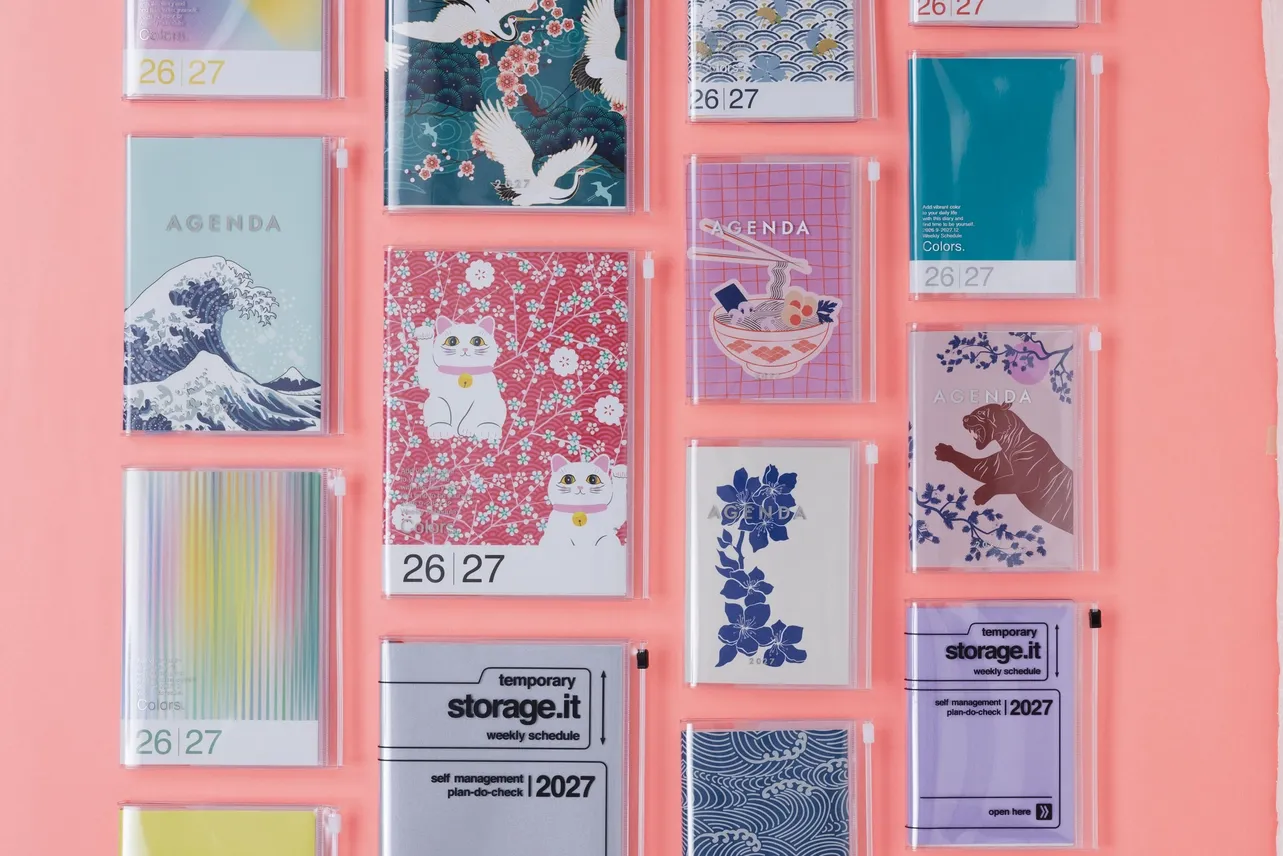 MARK'STYLE 2027 B6 Weekly Vertical Planner