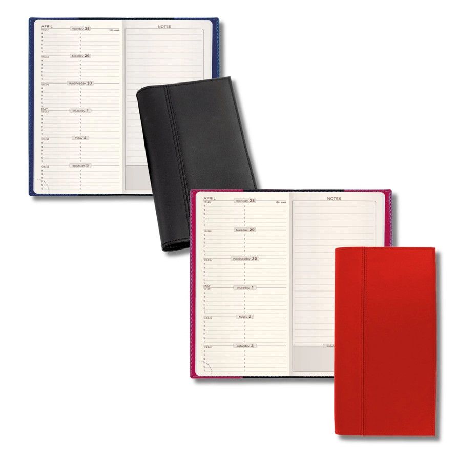 Quo Vadis 2027 Space 17 Slim Leather Weekly Planner
