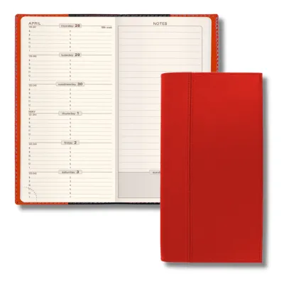 Quo Vadis 2027 Space 17 Slim Leather Weekly Planner