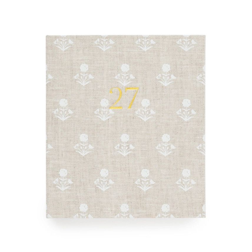 2027 Flax Floral Concealed Planner