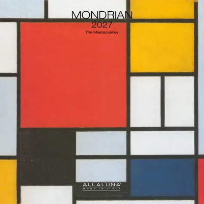 Mondrian 2027 12x12 Allaluna Calendar