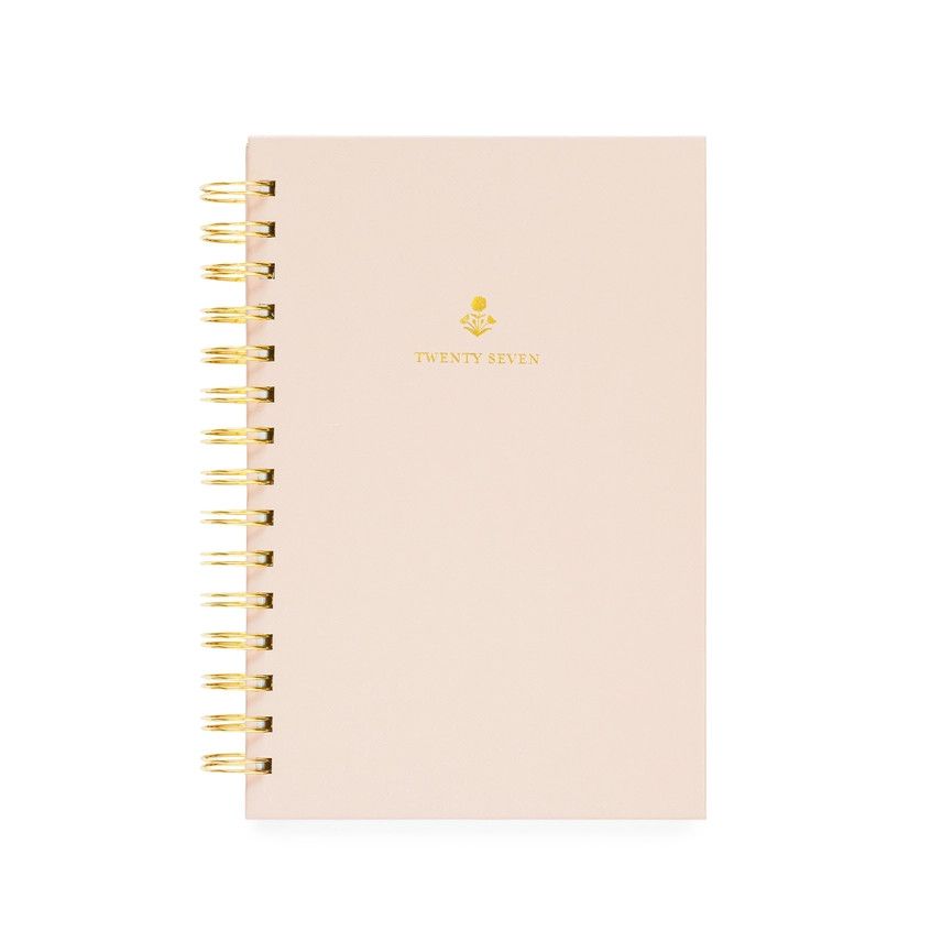 2027 Blush Small Spiral Planner