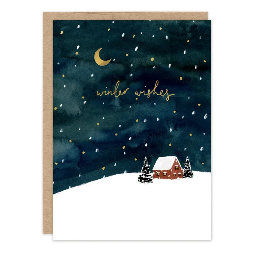 Winter Wishes Holiday Cards (box of 10)