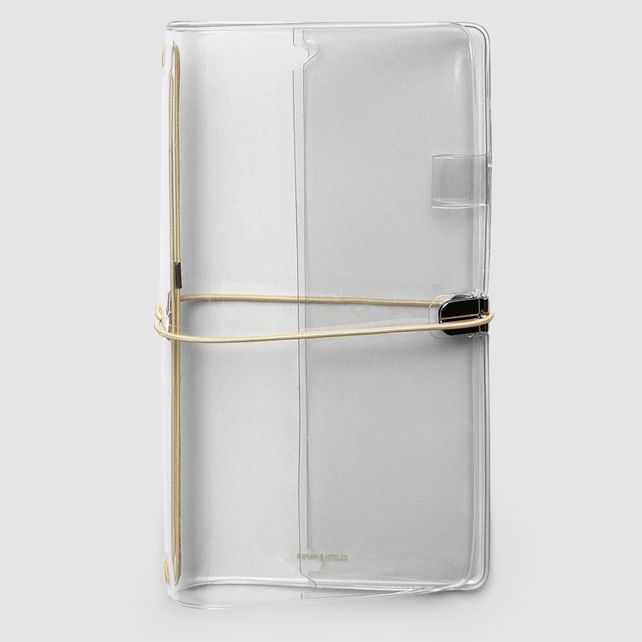 Cloth &amp; Paper Clear Vinyl Travel Notebook Cover A5 Slim
