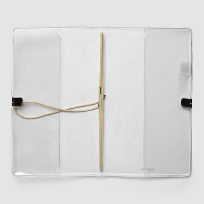 Cloth &amp; Paper Clear Vinyl Travel Notebook Cover A5 Slim
