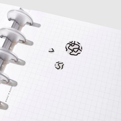 Cloth &amp; Paper Dot Stickers - Twisted Lines