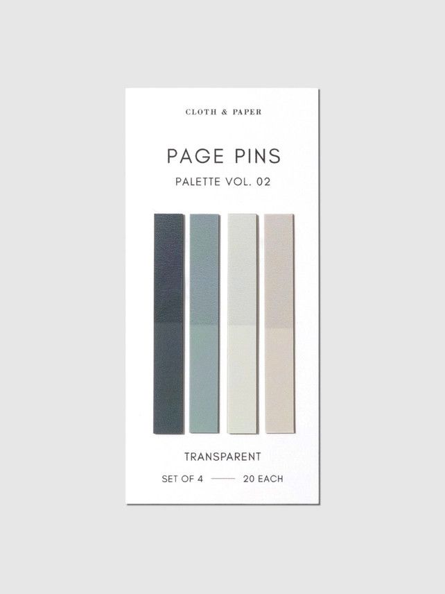 Cloth &amp; Paper Page Pins Vol 2