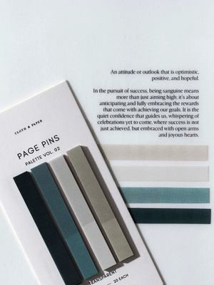 Cloth &amp; Paper Page Pins Vol 2