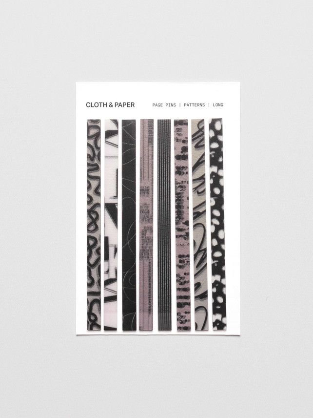 Cloth &amp; Paper Long Page Pins