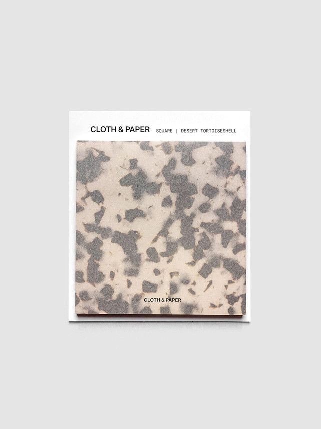 Cloth &amp; Paper Square Sticky Notes Matte Desert Tortoiseshell