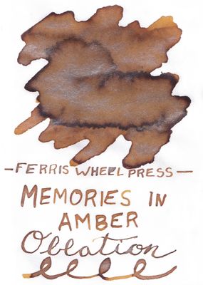 Ferris Wheel Press Memories in Amber Bottled Ink (38ml)