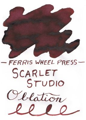 Ferris Wheel Press Scarlet Studio Bottled Ink (38ml)