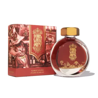 Ferris Wheel Press Scarlet Studio Bottled Ink (38ml)