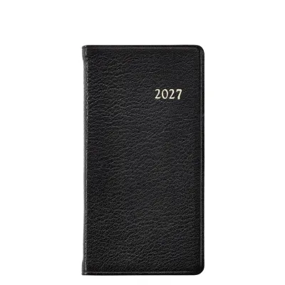 Graphic Image 2027 6" Pocket Leather Datebook