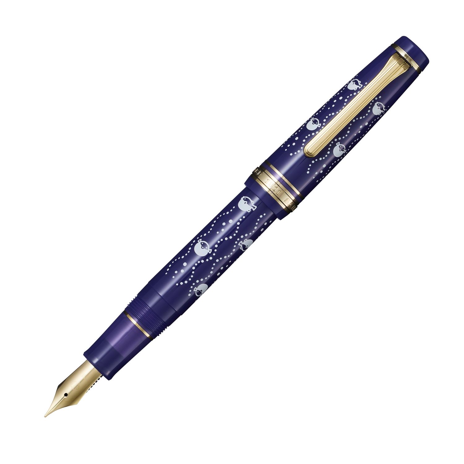 Sailor Pro Gear X KAMAWANU Fugu-Tatewaku  Fountain Pen with Tenugui - Limited Edition