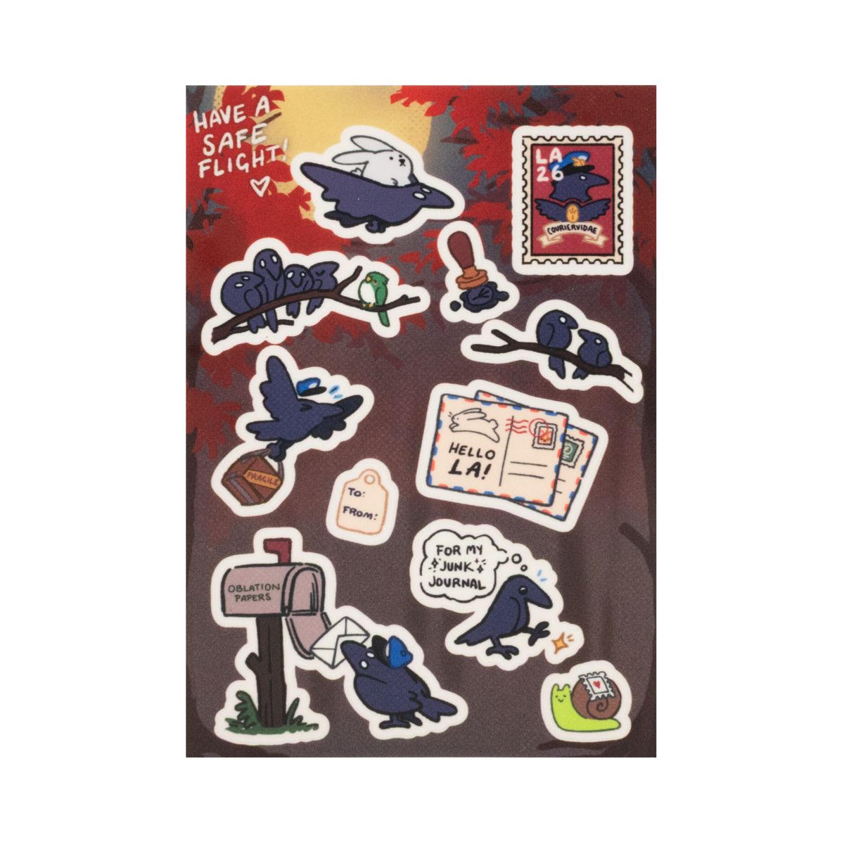 Oblation Bungu LA 2026 Sticker Sheet