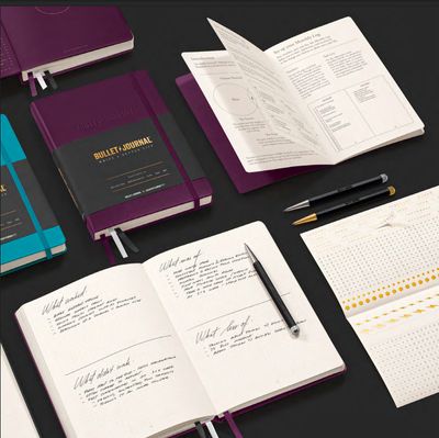 Leuchtturm1917 - A5 Bullet Journal - Purple, Dot Grid