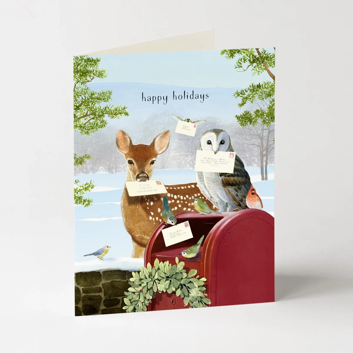 Holiday Post Mailbox Holiday Christmas Boxed Cards