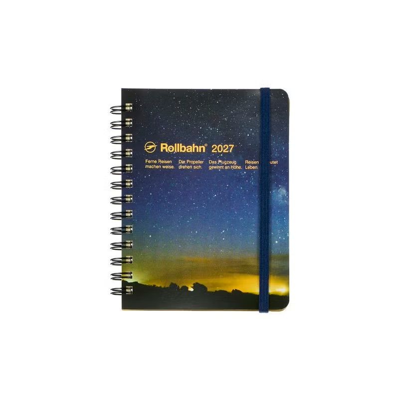 Rollbahn 2027 Diary Spiral Medium Calm