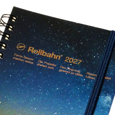 Rollbahn 2027 Diary Spiral Medium Calm