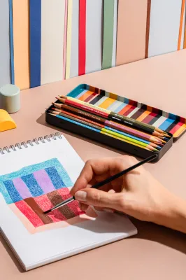 Caran d'Ache x Paul Smith Bi-Color Pencil Set