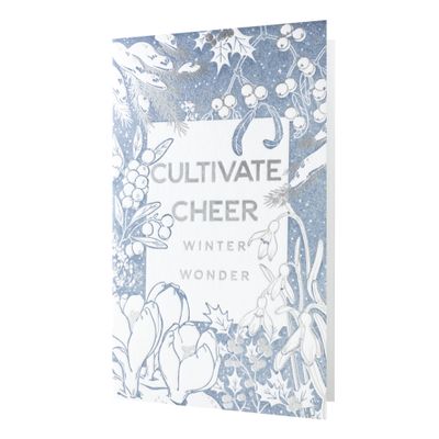 Oblation Cultivate Cheer Notes in Bloom Letterpress Card
