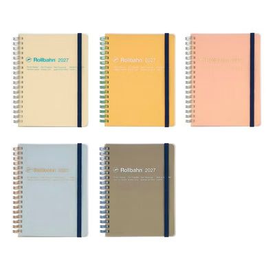 Rollbahn 2027 Diary Spiral Large Clear