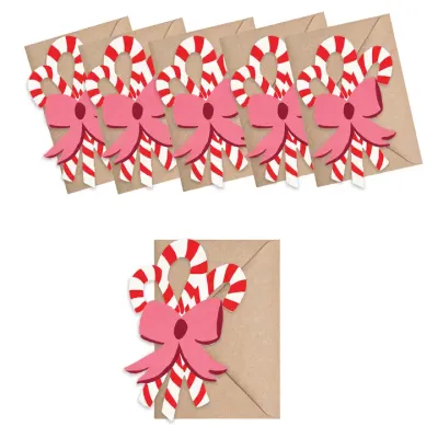 Candy Cane Bouquet Mini Cards (box of 6)
