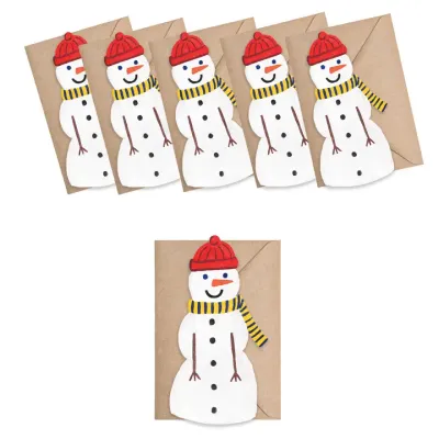 Snowman Mini Cards (box of 6)