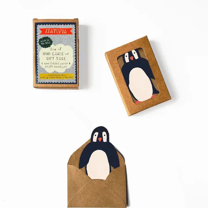 Penguin Mini Cards (box of 6)