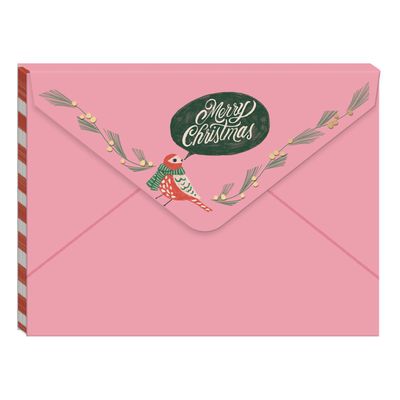 Letters To Santa Pink Pocket Notepad
