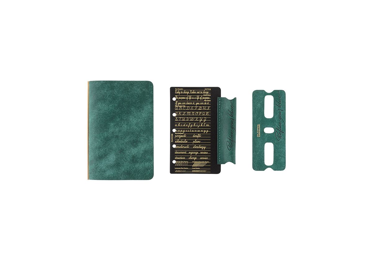 PLOTTER Pueblo Leather Binder Limited BOX Set PLT5001 (Mini 5 Size) Blue