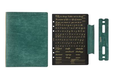 PLOTTER Pueblo Leather Binder Limited BOX Set PLT5001 (A5 Size) Blue