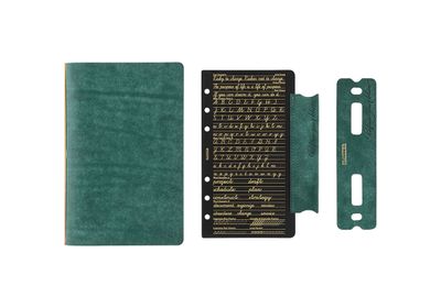 PLOTTER Pueblo Leather Binder Limited BOX Set PLT5001 (Bible Size) Blue