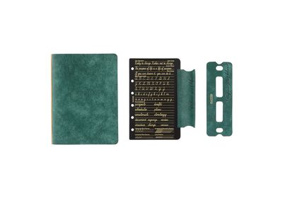 PLOTTER Pueblo Leather Binder Limited BOX Set PLT5001 (Mini Size) Blue