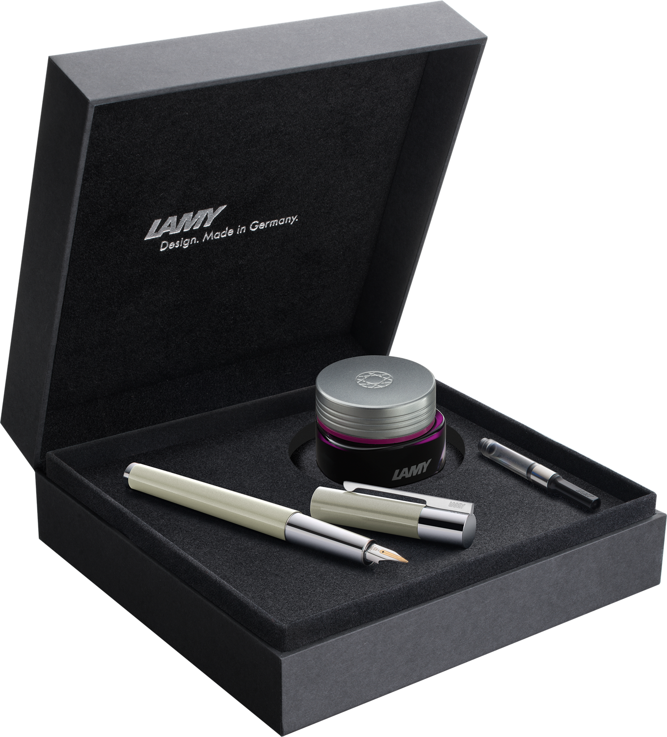 Lamy Scala Pearl Fountain Pen (Fine) Limited Edition Set
